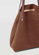 Praline Suede Bespoke Tote