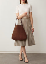 Praline Suede Bespoke Tote