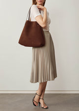 Praline Suede Bespoke Tote