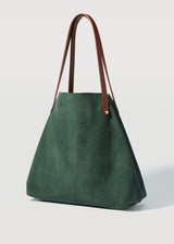 Emerald Suede Bespoke Tote