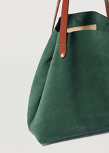 Emerald Suede Bespoke Tote