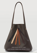 Chocolate Nappa Mini Bespoke Tote
