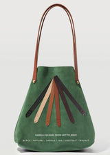 Forest Suede Mini Bespoke Tote