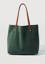 Emerald Suede Bespoke Tote