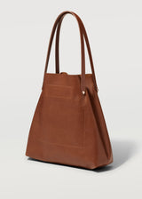 A back view of the buttery soft Australian Made Maple Bespoke Tote by Charlie Middleton.