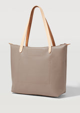 Taupe Bespoke Zip Tote