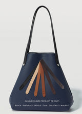 Navy Nappa Mini Bespoke Tote