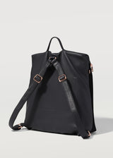 Black Two Tone Large Backpack