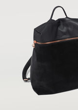 Black Two Tone Large Backpack