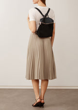 Black Two Tone Mini Backpack