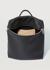 Black Nappa Mini Backpack