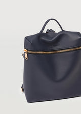 Navy Nappa Mini Backpack