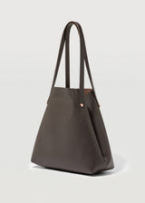 Chocolate Nappa Mini Bespoke Tote