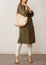 Nude Vogue Mini Bespoke Zip Tote