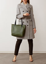 Seaweed Mini Bespoke Zip Tote