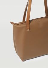 Tan Nappa Mini Bespoke Zip Tote