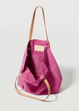 Fuchsia Suede Bespoke tote