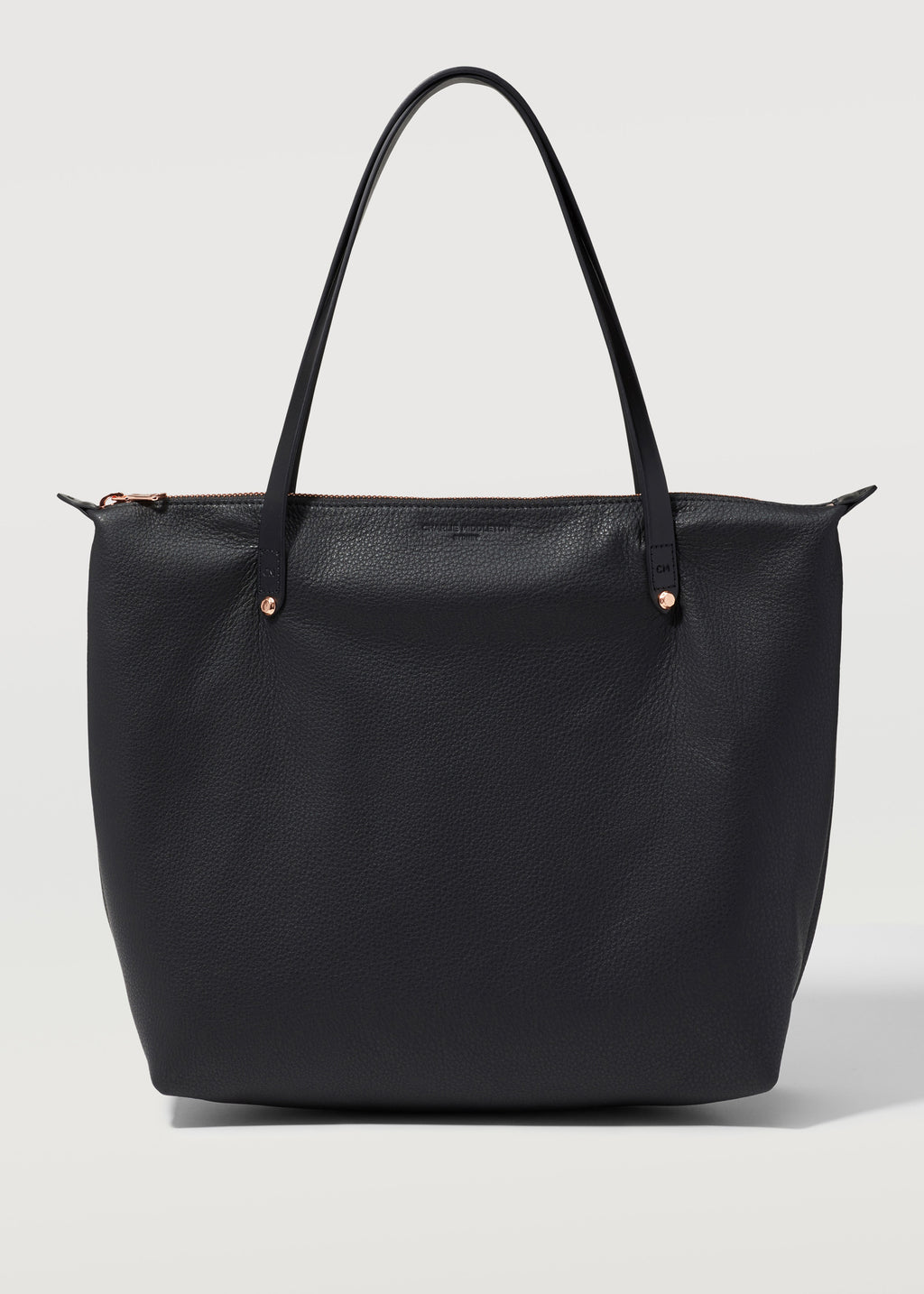 Black Nappa Bespoke Zip Tote – Charlie Middleton Black Nappa Bespoke Zip Tote – Charlie Middleton