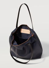 Navy Nappa Bespoke Zip Tote