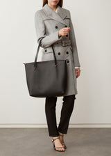 Obsidian Bespoke Zip Tote