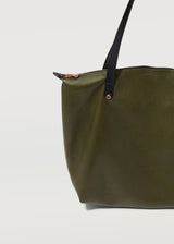 Seaweed Bespoke Zip Tote