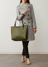 Seaweed Bespoke Zip Tote