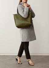 Seaweed Bespoke Zip Tote