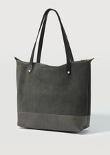 Slate Two Tone Bespoke Zip Tote