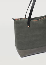 Slate Two Tone Bespoke Zip Tote