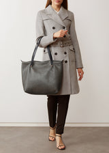 Slate Bespoke Zip Tote