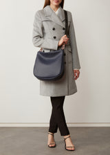 Navy Nappa Billie Shoulder Bag