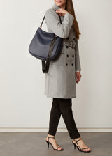 Navy Nappa Billie Shoulder Bag