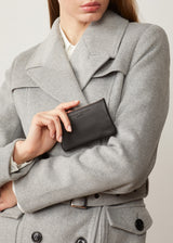 Black Nappa Coin Purse