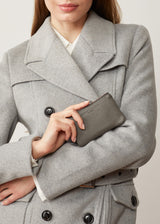 Grey Nappa Coin Purse