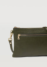 Seaweed Dual Zip Crossbody