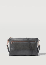 Slate Dual Zip Crossbody