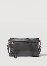 Slate Dual Zip Crossbody