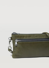 Seaweed Mini Dual Zip Crossbody