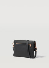 Black Two Tone Mini Weekend Crossbody