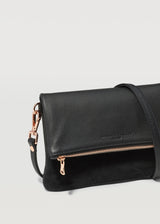 Black Two Tone Mini Weekend Crossbody