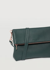 Bottle Nappa Fold Over Satchel