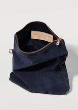 Midnight Two Tone Fold Over Satchel