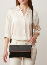 Black Two Tone Weekend Crossbody