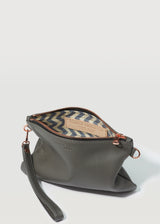 Grey Nappa Essentials Crossbody