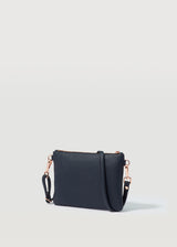 Navy Nappa Essentials Crossbody