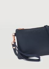 Navy Nappa Essentials Crossbody