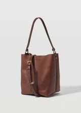 Cognac Ivy Bucket Bag