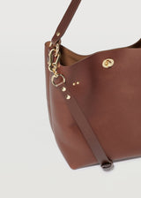 Cognac Ivy Bucket Bag