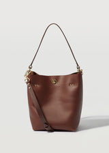 Cognac Ivy Bucket Bag