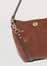 Cognac Mini Ivy Bucket Bag